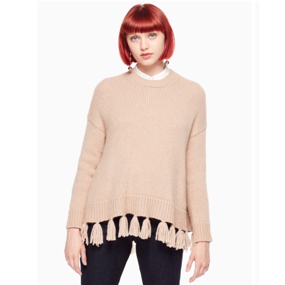 kate spade Sweaters - NWT Kate Spade Alpaca Tassel Sweater